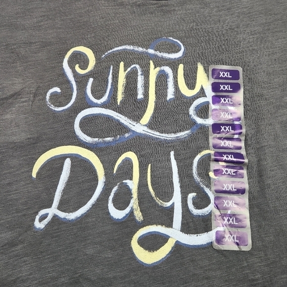 Nwt Wildfox Sunny Days Graphic Tee Size XXL - Picture 2 of 6